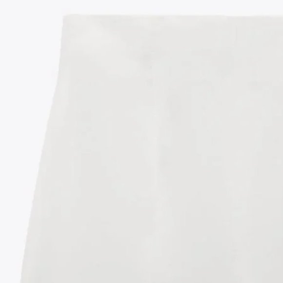 ZARA Culottes Wide Leg Trousers - White | 2242/878/712 - Size L - Picture 7 of 7